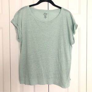 J. Crew Linen Tee Shirt